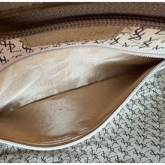 Vintage Yves Saint Laurent Giraffe Print Clutch/Pouch - Picture 9 of 10